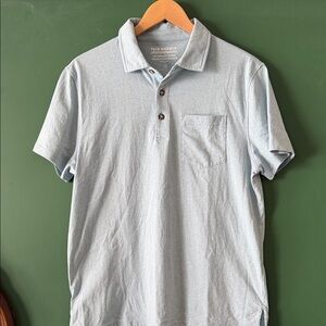 Fair Harbor Kismet Mens M Short Sleeve Polo Organic Cotton Beach Coastal Summer